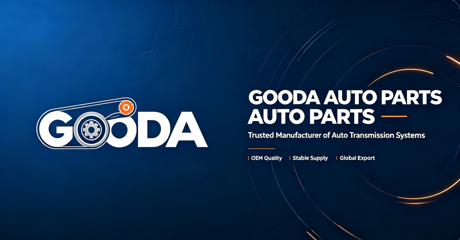 GOODA Auto Parts OEM quality stable supply global export banner
